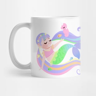 Rainbow Mermaid Mug